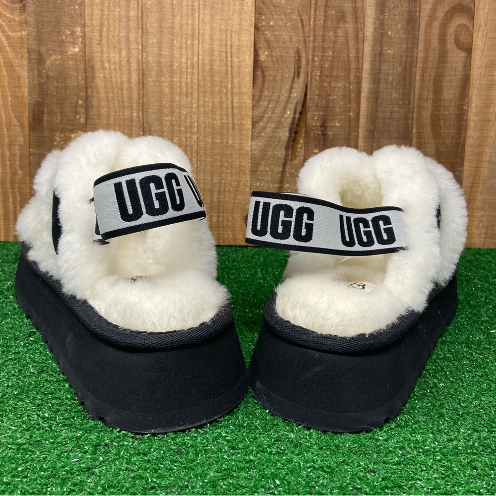 UGG 1121550 Suede Disco Cross Slide Sandal White Womens SZ 7, 8 - Picture 4 of 11